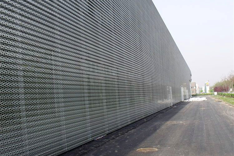 厂家定做外墙铝板冲孔网板